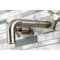 Kingston Brass KS6128ZX Two-Handle Wall Mount Bathroom Faucet, Brushed Nickel KS6128ZX - alternate 5